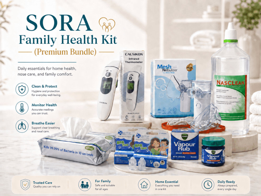 🏠 SORA Family Health Kit ⭐⭐⭐⭐⭐ (Premium Bundle)